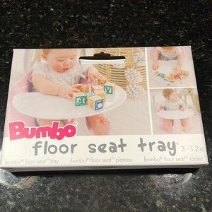 New in Box Bumbo Floor Seat Tray